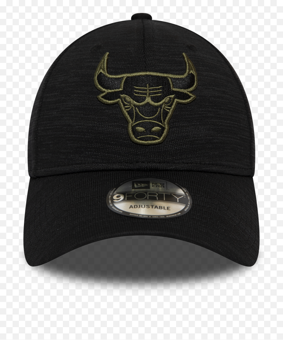 Chicago Bulls Engineered Fit Black 9forty Cap New Era Co Png Logo