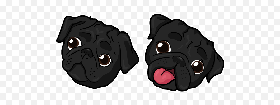 Dogs - Custom Cursor Browser Extension Pug Skin Negro Minecraft Png,Gabe The Dog Png