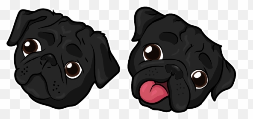Dogs - Custom Cursor Browser Extension Pug Skin Negro Minecraft Png,Gabe The Dog Png
