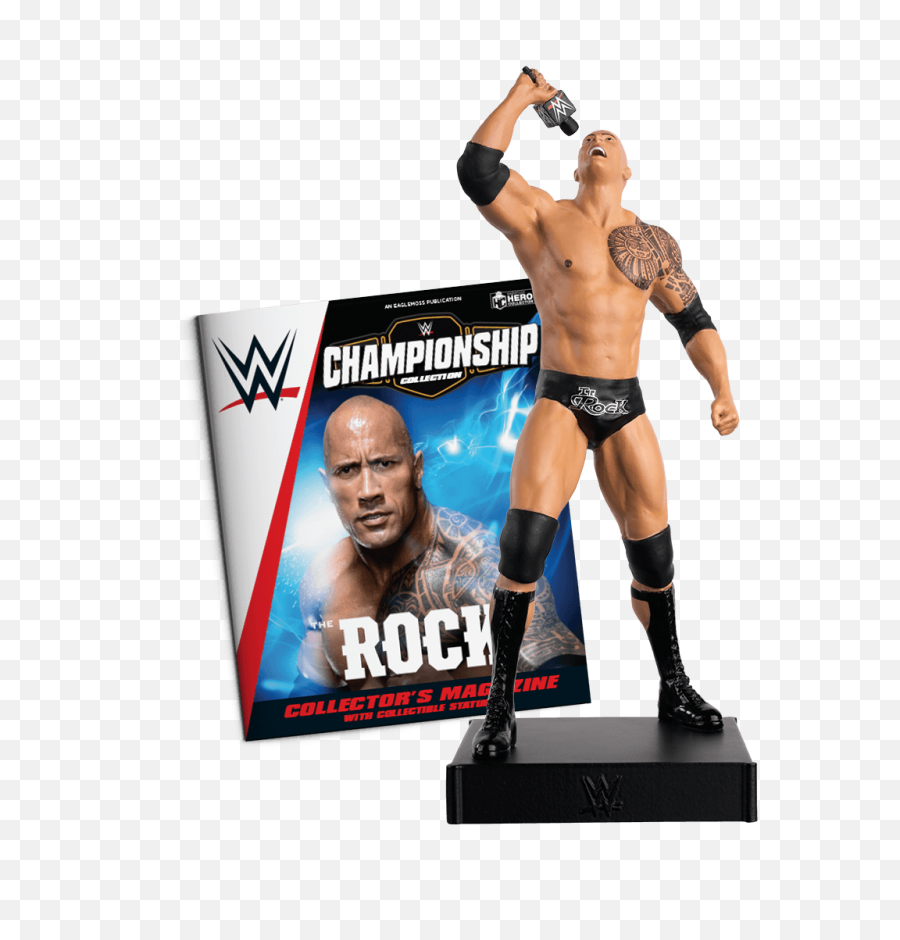 Rock Png - Eaglemoss Wwe Championship Hhh,Dwayne Johnson Png