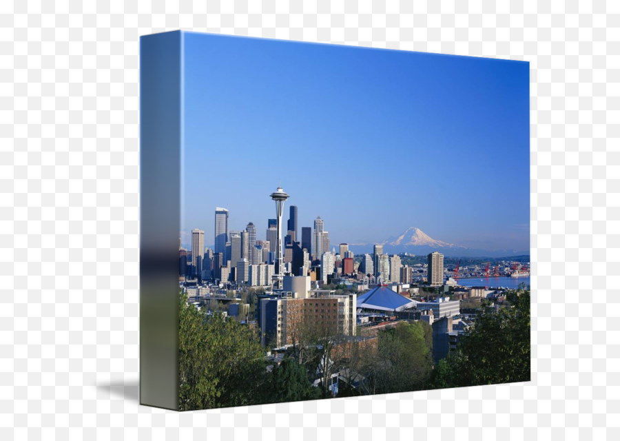 Washington Seattle Skyline With Space - Seattle Png,Seattle Skyline Png