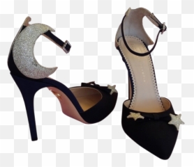 Black Moon Heels Polyvore Moodboard Filler Pumps - Basic Pump Png,Heels Png