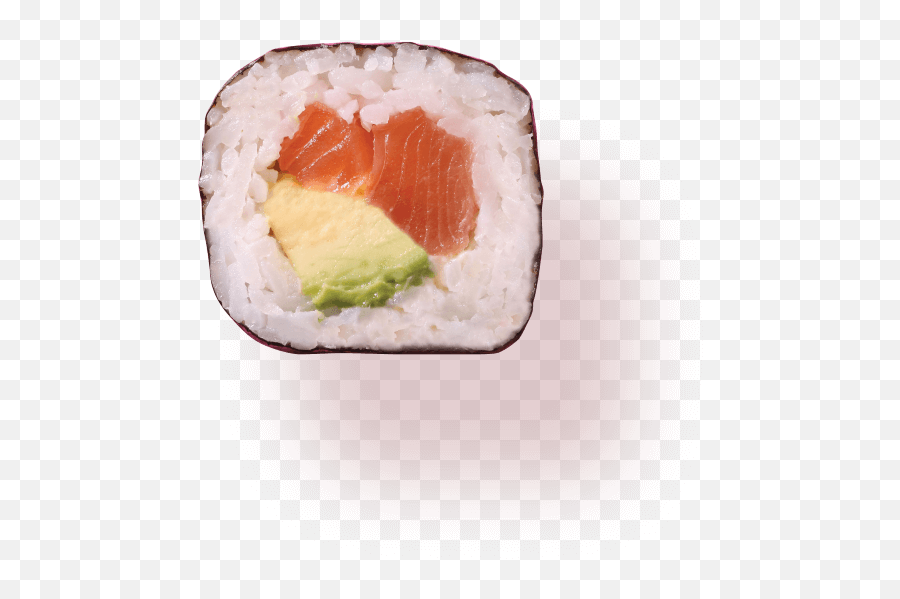 Fresh Salmon Roll With Avocado - Sushi Hub Salmon Avocado Png,Salmon Png