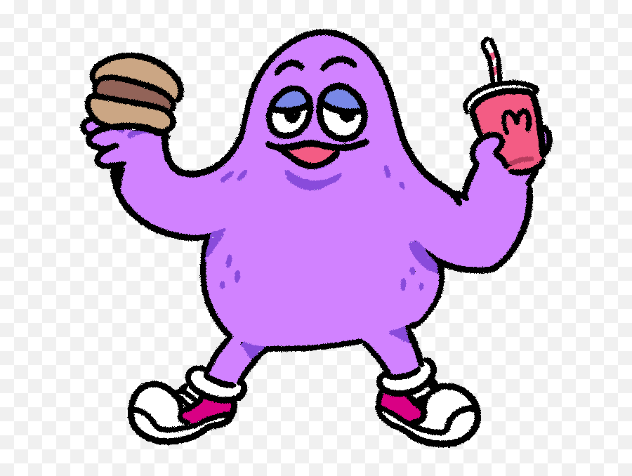 Grimace Hashtag - Cartoon Png,Grimace Png