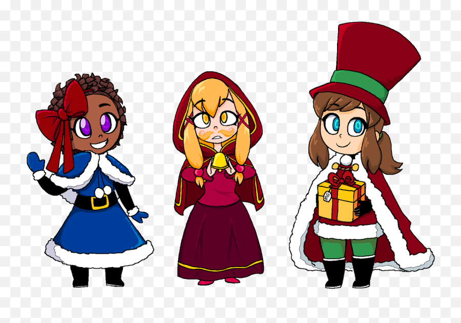 Cute Holiday Kids - Todos Los Personajes De A Hat In Time Png,Hat Kid Png