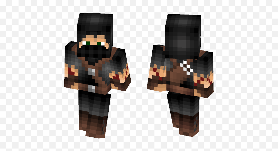 Hypixel Hd - Skins For Minecraft Ink Bendy Full Size Png Rick Grimes Minecraft Skin,Bendy Png
