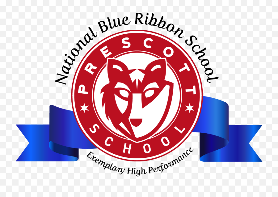 December 2018 U2013 Prescott Parents - Circle Png,Red Blue Ribbon Logo