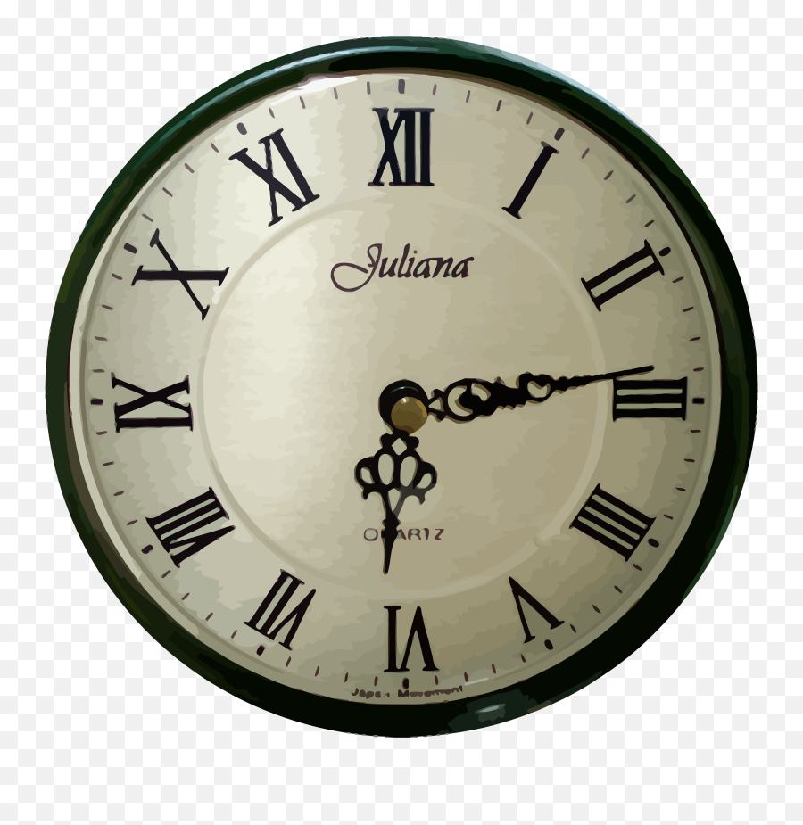 Antique Clock Face Juliana Clipart Png - Transparent Old Clock Gif,Clock Face Png