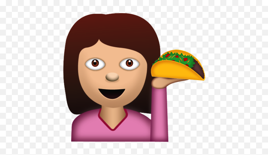 Whatever Girl Does Taco - Girl Emoji Png,Taco Emoji Png