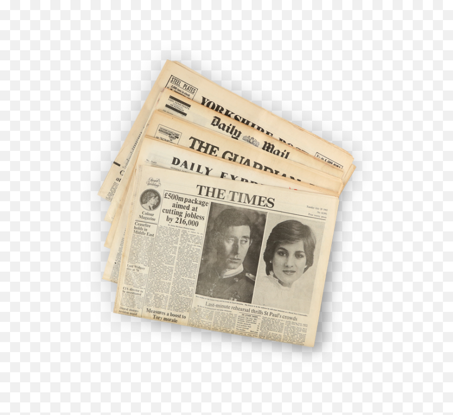 1981 Newspapers - Hair Design Png,Blank Newspaper Png
