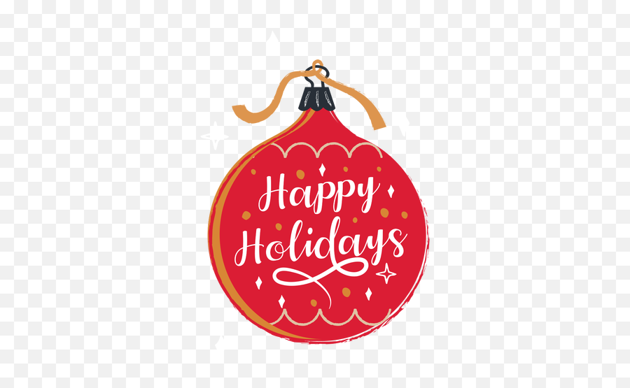 Happy Holidays Ornament - Happy Holidays Christmas Ornament Png,Happy Holiday Png
