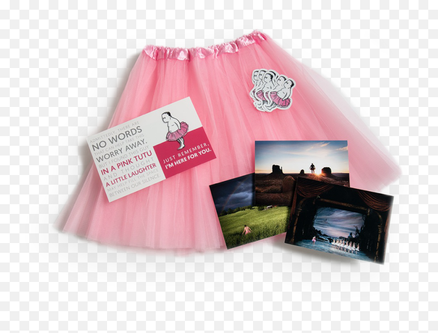 Tutu Breast Cancer Gift Package - Dance Skirt Png,Tutu Png