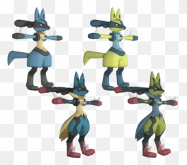 Lucario Free 3d Model - Fictional Character Png,Lucario Transparent