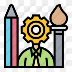 Creative Thinking - Free art and design icons Computer System Design Icon png