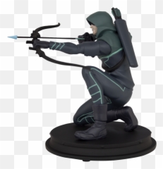 Arrow Animated Statue Icon Heroes - Dc Comics Cw Green png