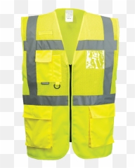 Portwest C496 Madrid Executive Hi - Hi Vis Waistcoat With Pockets Png,Icon Hi Viz Jacket