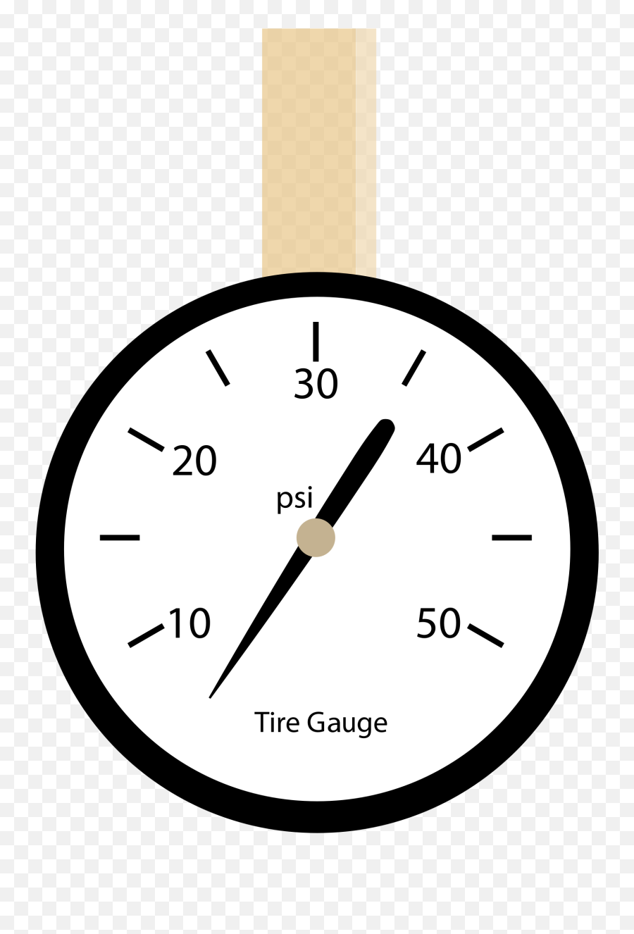 Tire - Clipart Tire Pressure Gauge Icon Hd Png Download Pressure Gauge Vector Png,Pressure Icon