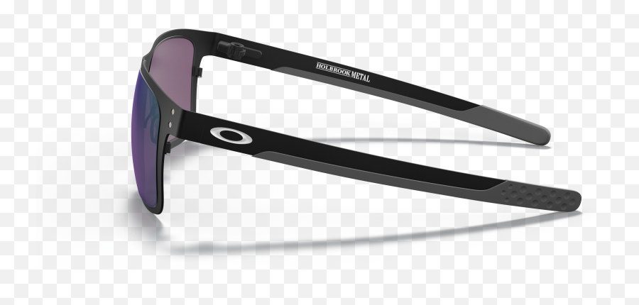 Oakley Oo4123 Holbrook Metal 55 Silver U0026 Black Sunglasses Png Icon