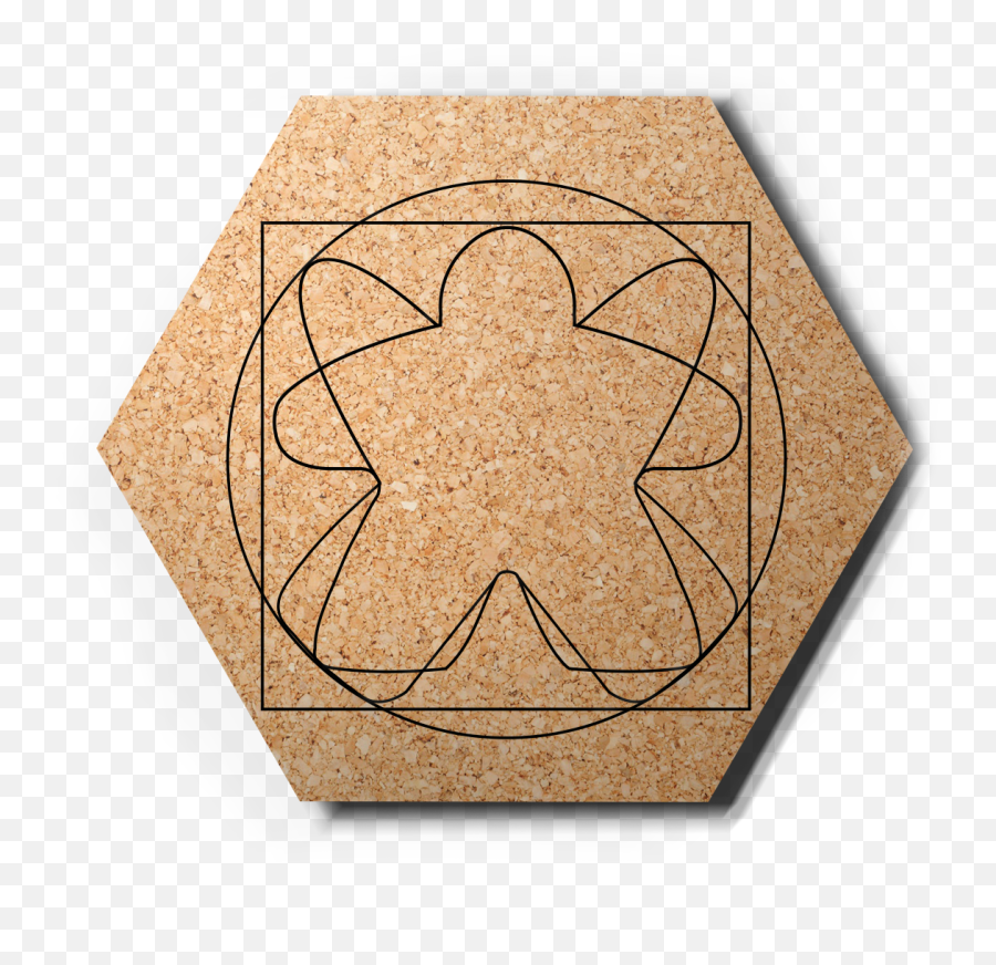 Cork Pads Da Vinci - Da Vinci Meeple Png,Cork Board Png