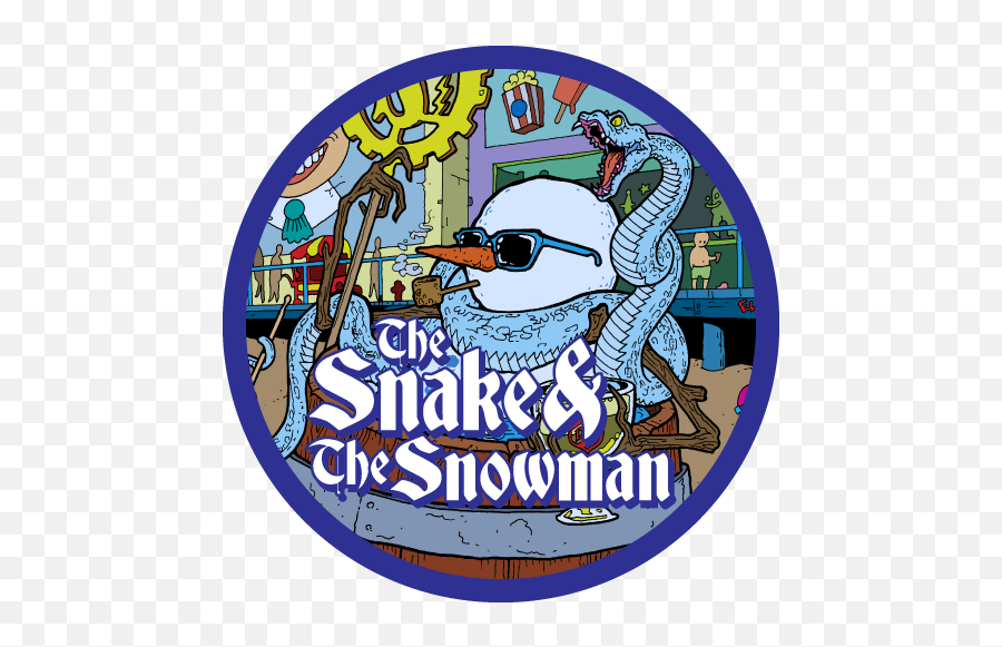 The Snake U0026 Snowman Strangeways Brewing Exquisitely - Snake And The Snowman Beer Png,Snowman Icon