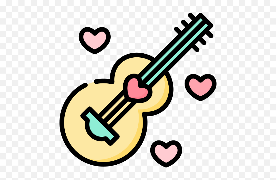 Guitar Icons - Guitar Colouring Pages For Kids Png,Guitar Icon Free