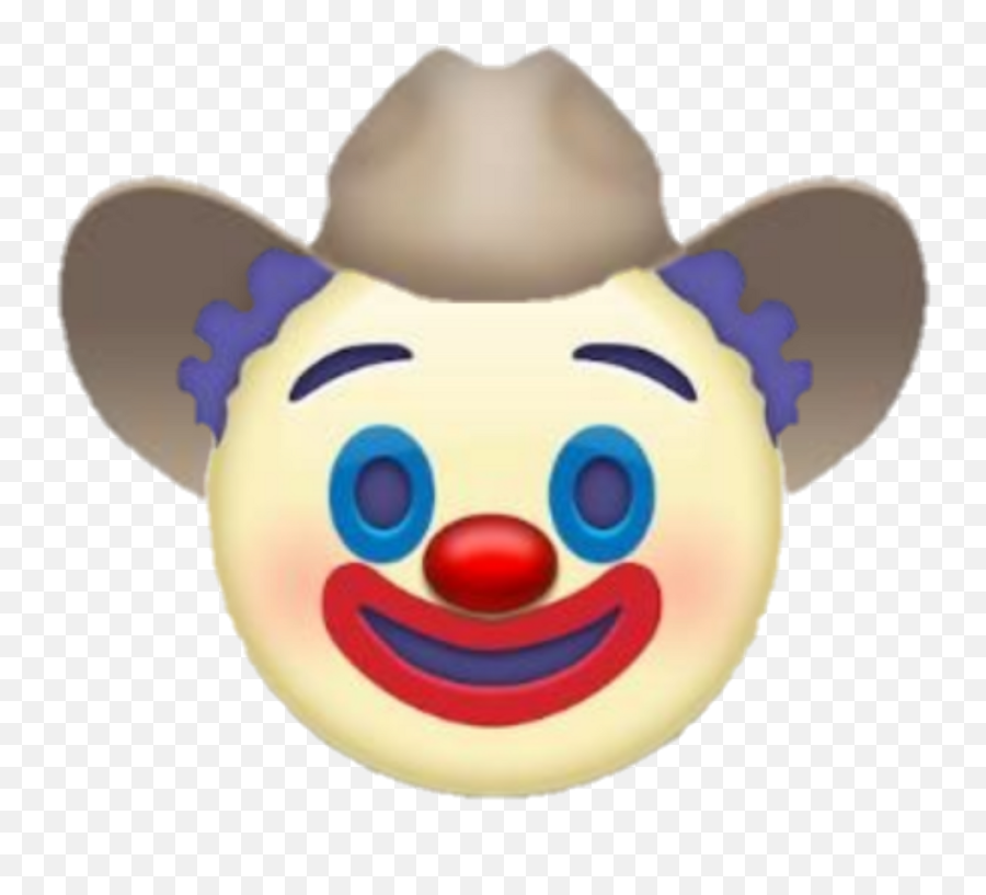 Download Emoji Yeehaw Yeehonk Clown - Clown Cowboy Emoji Png,Clown Emoji Png