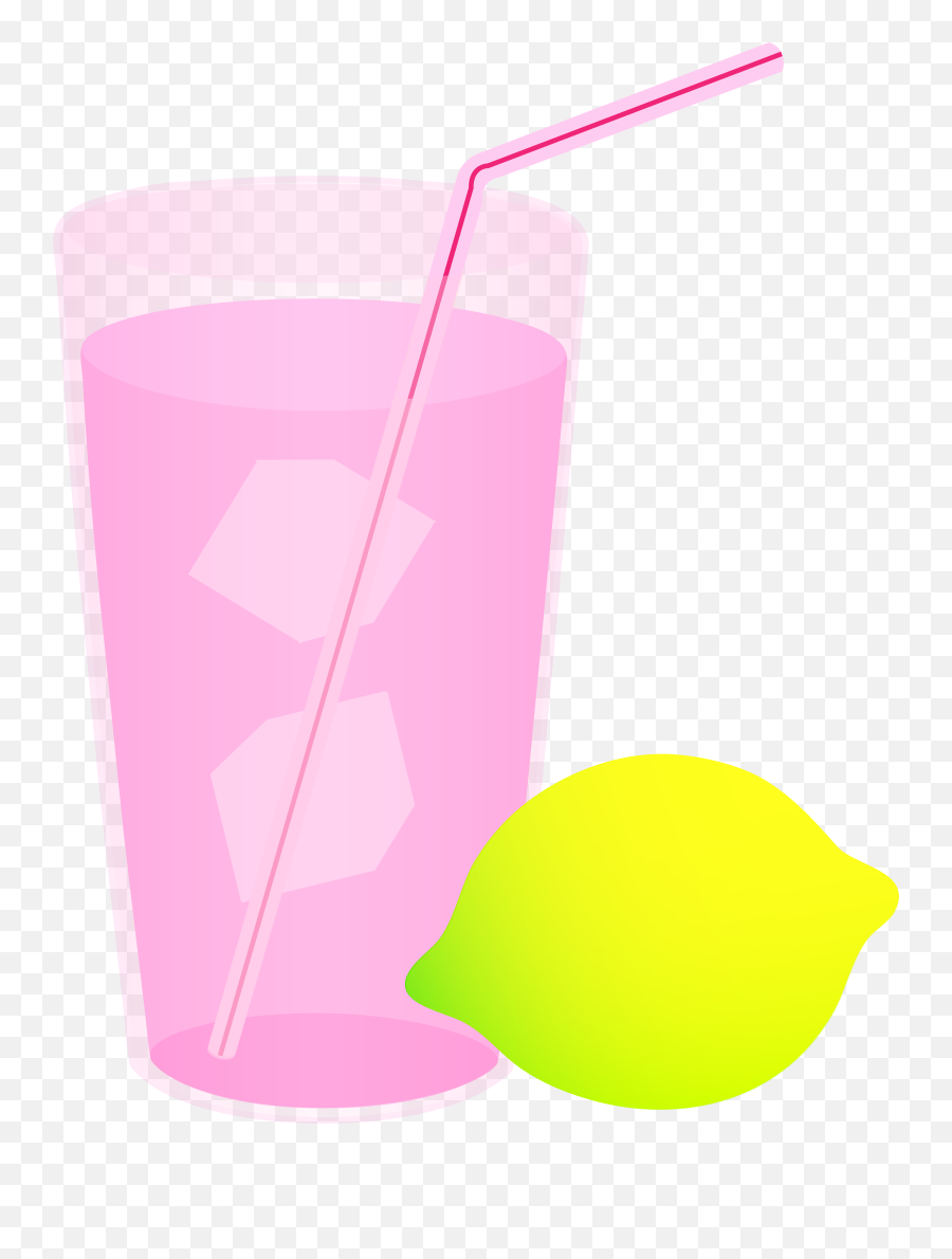 Lemon Clipart Strawberry Lemonade - Pink Lemonade Clipart Png,Lemonade Transparent