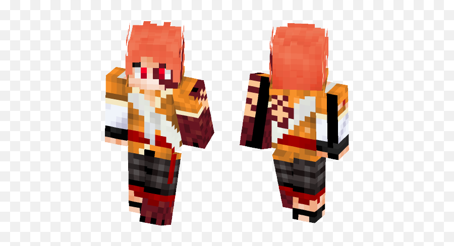 Download Natsu Dragneel Dragon Cry Dragonize Minecraft Skin - Fictional Character Png,Natsu Png