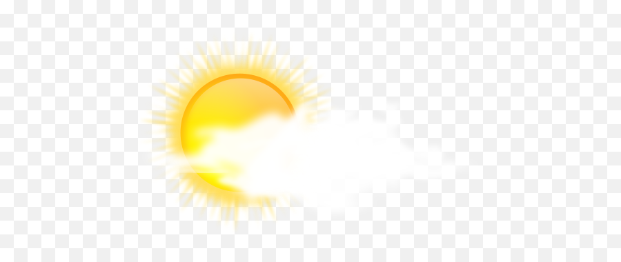 Fileweather Icon - Sunny To Cloudysvg Wikimedia Commons Color Gradient Png,Cloudy Icon