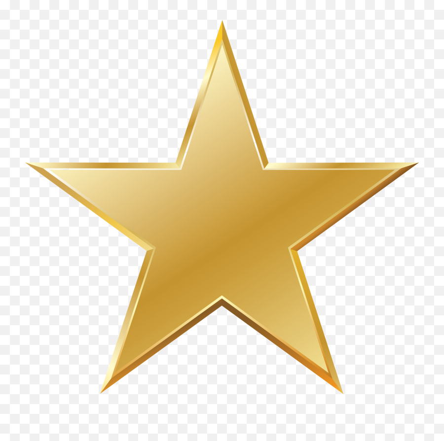 Clip Art - Transparent Background Gold Star Icon Png,12 Png