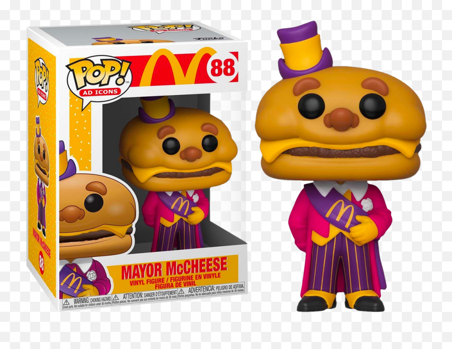 Mcdonalds - Mayor Mccheese Pop Vinyl Png,Ad Icon Funko Pop