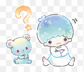 Sticker Maker - Little Twin Stars watercolor png