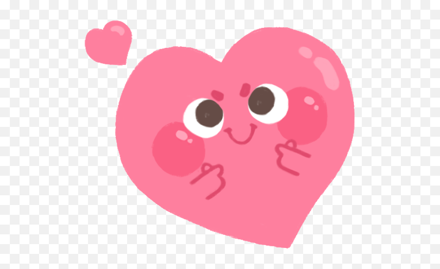 Kawaii Cute Girly Pastel Pink Png - Cute Heart Sticker Png,Girly Png