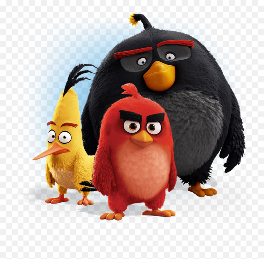 Angry Birds Png Image - Bomb Chuck Angry Birds,Red Bird Png