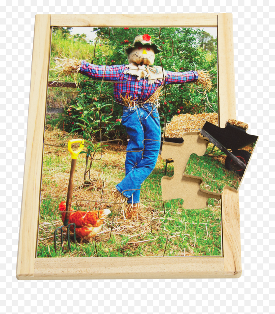 Scarecrow Farm Puzzle - Picture Frame Png,Scarecrow Png