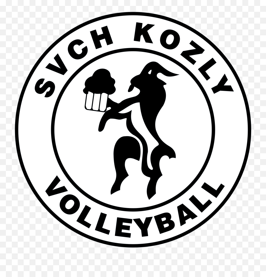 Svch Kozly Volleyball Logo Png Transparent U0026 Svg Vector - Silhouette,Volleyball Transparent