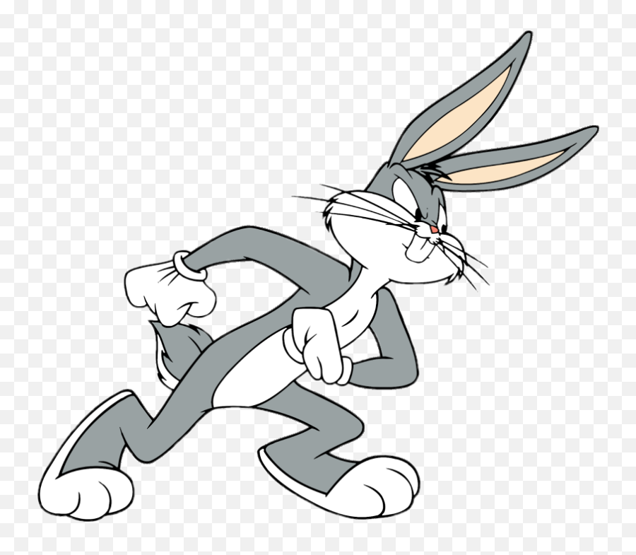 Check Out This Transparent Bugs Bunny In The Starting Blocks - Angry Bugs Bunny Png,Rabbit Transparent