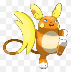 Download Shiny Alolan Raichu Pokédex - Alolan Raichu Png,Raichu Png