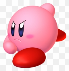 Kirby - Angry Kirby Png,Kirby Transparent Background