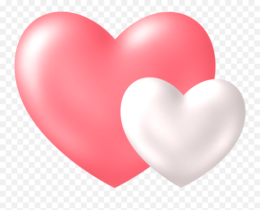 Heart Transparent Clipart Freeuse Stock - Two Hearts Transparent Png,Heart Transparent Png