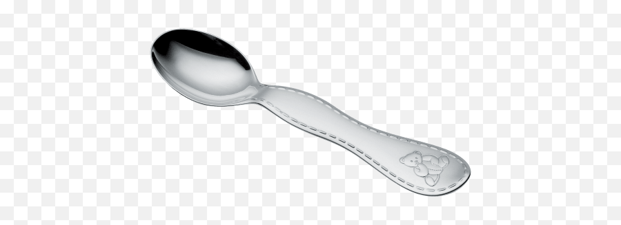 Silver - Plated Baby Spoon Spoon Baby Png,Spoon Transparent