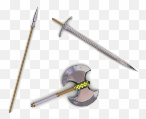 Download Free Png Medieval Spear Pic - Dlpngcom Swords Spears And Axes,Spear Png