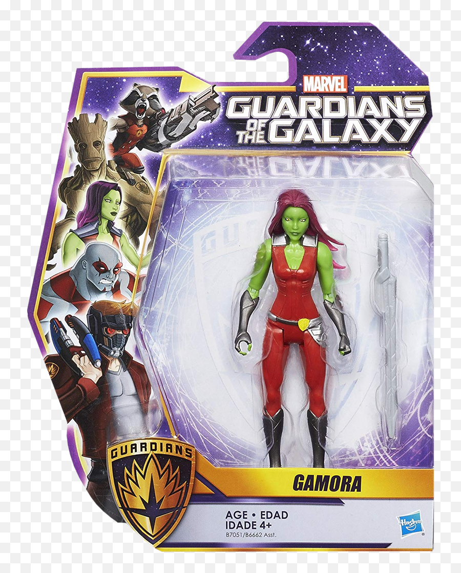 Guardians Of The Galaxy - Gamora 6u201d Action Figure By Hasbro Clip Art Png,Gamora Transparent