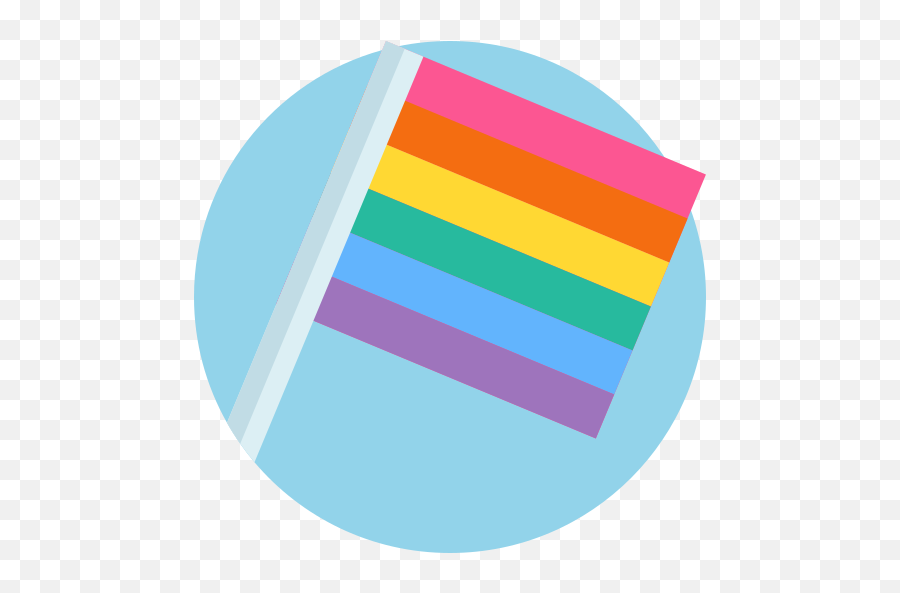 Rainbow Flag - Free Flags Icons Circle Png,Arcoiris Png