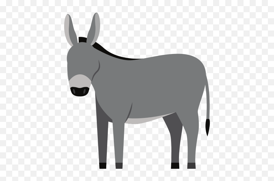 Cartoon Donkey Isolated - Defense Burro Png,Donkey Transparent
