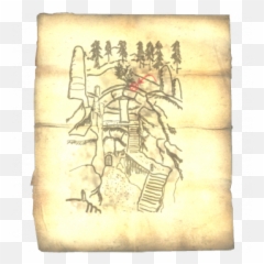 Treasure Map Vi - Skyrim Wiki Mapa Del Tesoro Skyrim Png,Treasure Map Png