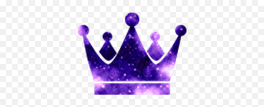 Purple Galaxy Crown - Roblox Burger King Crown Logo Png,Crown Transparent Image