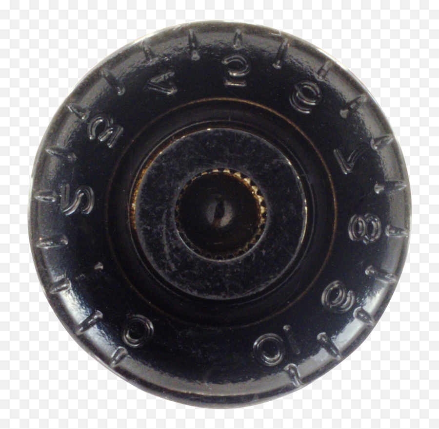 Knob - Top Hat Embossed Numbers Gibson Style Antique Circle Png,Knob Png