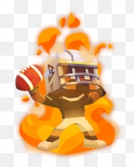 Download Marshawn Lynch Blocky Football - Illustration Png,Marshawn Lynch Png
