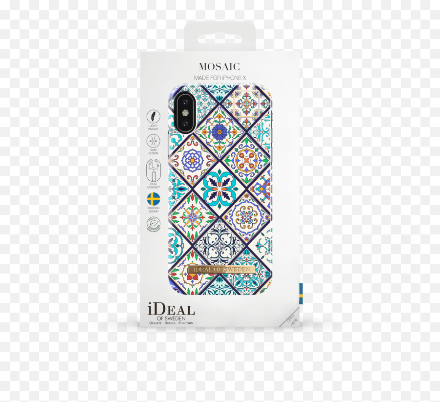 Brightstar Iphone X Case Mosaic - Ideal Of Sweden Iphone X Mosaic Png,Iphone X Transparent Background